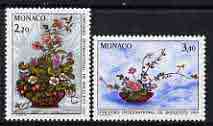Monaco 1987 Monte Carlo Flower Show (1988) set of 2 unmounted mint, SG 1835-36