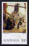 Australia 1974-79 $10 'Coming South' by Tom Roberts unmounted mint, from Paintings set of 5, SG 567a*