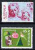 Australia 1976 Christmas set of 2 unmounted mint, SG 635-36*