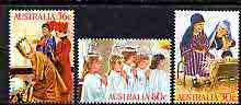 Australia 1986 Children's Nativity scenes set of 3 unmounted mint, SG 1040-42