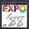 Australia 1988 Expo '88 World Fair 37c unmounted mint, SG 1143