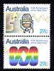 Australia 1982 50th Anniversary of ABC (Australian broadcasting Commission) se-tenant pr unmounted mint, SG 847a