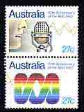 Australia 1982 50th Anniversary of ABC (Australian broadcasting Commission) se-tenant pr unmounted mint, SG 847a