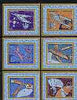 Yemen - Republic 1982 Progress in Air Transport imperf set of 6 deluxe sheets unmounted mint, as SG 681-86