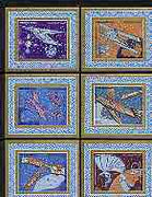 Yemen - Republic 1982 Progress in Air Transport imperf set of 6 deluxe sheets unmounted mint, as SG 681-86