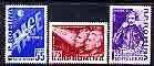 Rumania 1961 Second Soviet Space Flight perf set of 3 unmounted mint SG 2863-65