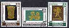 Aden - Kathiri 1968 Gold Ornaments perf set of 3 cto used, Mi 220-22A*