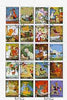 Fujeira 1972 Walt Disney Aristocats perf set of 20 cto used, Mi 1490-1509