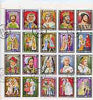 Fujeira 1972 Kings & Queens of France perf set of 20 cto used, Mi 1181-1200A