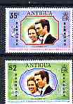Barbuda 1973 Royal Wedding perf set of 2 unmounted mint, SG 102-103