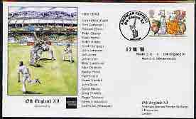 Great Britain 1998 Old England XI (v Neath CC) illustrated cover for Neath 150th Anniversary with special 'Cricket' cancel