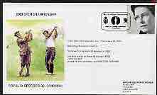 Great Britain 2003 132nd Open Golf Championship illustrated cover with special 'Golf' cancel