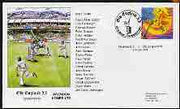 Great Britain 2001 Old England XI v Twyning CC illustrated cover with special 'Cricket' cancel