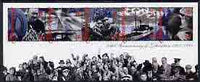 Guernsey 1995 50th Anniversary of Liberation perf m/sheet containing set of 5 unmounted mint, SG MS 671