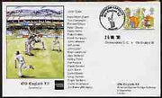 Great Britain 1998 illustrated cover for Cholmondeley CC v Old England XI with special 'Cricket' cancel