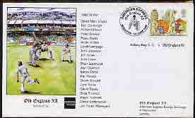 Great Britain 1999 illustrated cover for Botany Bay CC v Old England XI with special 'Cricket' cancel