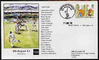 Great Britain 1998 illustrated cover for Ascot Park XI v Old England XI with special 'Cricket' cancel