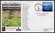 Great Britain 2000 illustrated cover for Troon CC v Old England XI with special 'Cricket' cancel