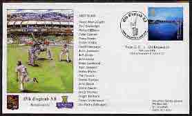 Great Britain 2000 illustrated cover for Troon CC v Old England XI with special 'Cricket' cancel