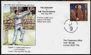 Great Britain 1997 illustrated cover for Peter May Inner Temple Match (The Judiciary v The Practitioners) with special 'Cricket' cancel