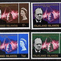Falkland Islands 1966 Churchill Commem set of 4 unmounted mint, SG 223-26