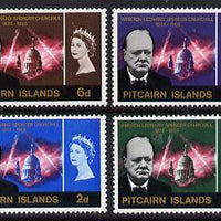 Pitcairn Islands 1966 Churchill Commem set of 4 unmounted mint, SG 53-56