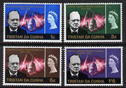 Tristan da Cunha 1966 Churchill Commem set of 4 unmounted mint, SG 89-92