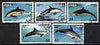 Cuba 2004 Dolphins perf set of 5 cto used*