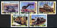 Cuba 2003 History of Railways perf set of 5 cto used*