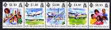 Solomon Islands 1994 International Year of the Family perf strip of 5 unmounted mint, SG 806a