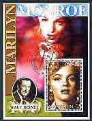Uzbekistan 2002 Marilyn Monroe & Walt Disney Centenary #06 perf m/sheet, fine cto used