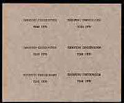 Pabay or Stroma 1970 proof sheetlet of 6 impressions of 'European Conservation Year 1970' (ungummed pink paper) slight soiling and minor wrinkles