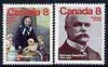 Canada 1975 Canadian Celebrities set of 2 unmounted mint SG 805-806