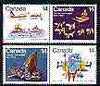 Canada 1978 Canadian Eskimos (2nd series) set of 4 (2 se-tenant pairs) SG 924-27