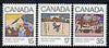 Canada 1980 Christmas (Paintings) set of 3 unmounted mint, SG 993-95