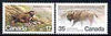 Canada 1981 Endangered Wildlife (5th series) set of 2 (Marmot & Bison) SG 1006-7 unmounted mint