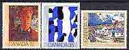 Canada 1981 Canadian Paintings set of 3 unmounted mint, SG 1010-12