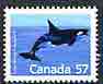 Canada 1988 Killer Whale 57c from Canadian Mammals & Architecture set unmounted mint, SG 1271