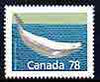 Canada 1988 White Whale 78c from Canadian Mammals & Architecture set unmounted mint, SG 1276