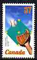 Canada 1988 150th Anniversary of Baseball in Canada 37c unmounted mint, SG 1307