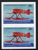 Dominica 1983 Manned Flight 60c (Macchi M39 Seaplane) imperf pair unmounted mint, as SG 854