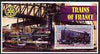 Somalia 2002 Trains of France #1 (LMS Diesel) perf s/sheet with Rotary Logo in background, fine cto used