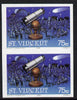 St Vincent 1986 Halley's Comet 75c (Newton's Telescope) imperf single as SG 975 unmounted mint