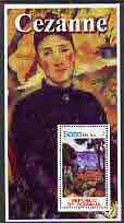Somalia 2002 Cezanne Paintings perf s/sheet fine cto used