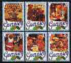 Guernsey 1997 Christmas - Teddy Bears perf set of 6 unmounted mint, SG 747-52