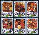 Guernsey 1997 Christmas - Teddy Bears perf set of 6 unmounted mint, SG 747-52