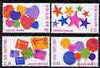 Hong Kong 1992 Greetings Stamps perf set of 4 unmounted mint, SG 728-31