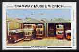 Match Box Label - Tramway Museum Crich unused and pristine