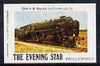 Match Box Label - The Evening Star (Macclesfield) unused and pristine