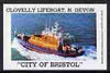 Match Box Label - Clovelly Lifeboat (showing City of Bristol Lifeboat) unused and pristine